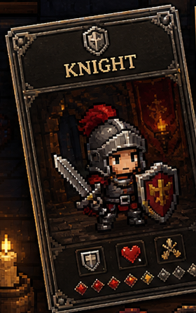 Knight class card
