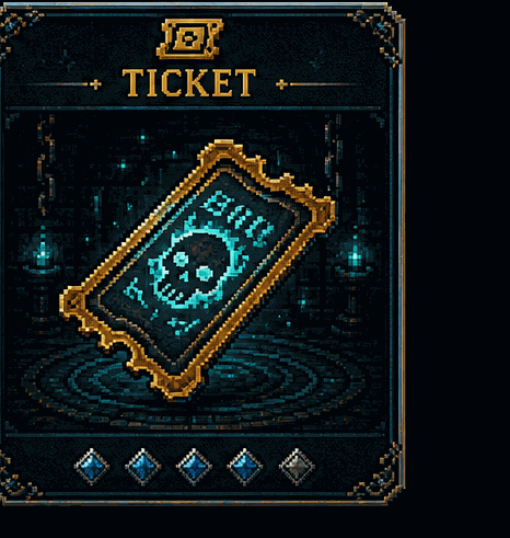 A dungeon entry ticket
